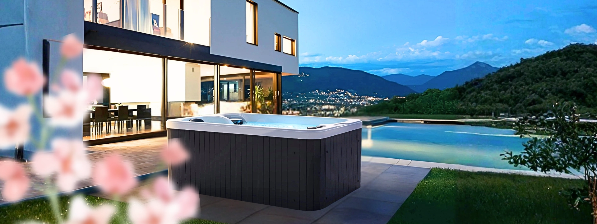 Kültéri masszázs-medencék