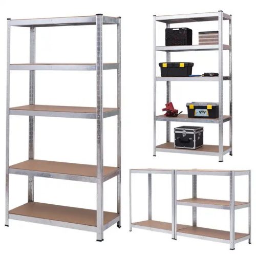 Nagy teherbírású csavarmentes polc 90x40x180 cm