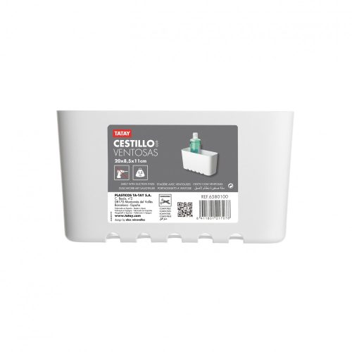 STANDARD zuhanykosár, kicsi, fehér