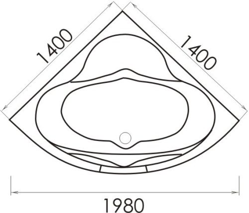 MALAGA sarokkád 140 cm