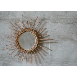 VISION, kör alakú rattan tükör