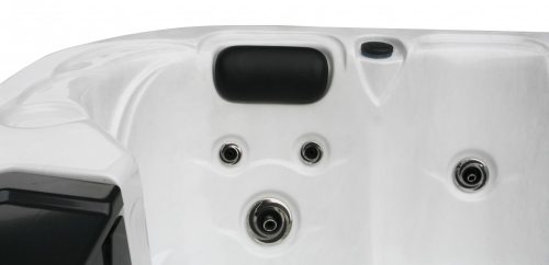 TAHITI kültéri masszázsmedence, gyöngyházfehér