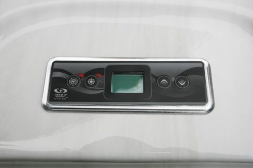 TAHITI kültéri masszázsmedence, gyöngyházfehér