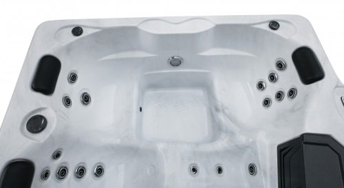 DIABLO kültéri masszázsmedence, gyöngyházfehér