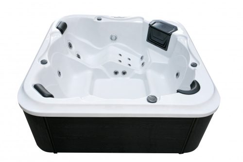 TIROL kültéri masszázsmedence, márványfehér