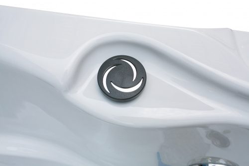 TIROL kültéri masszázsmedence, márványfehér