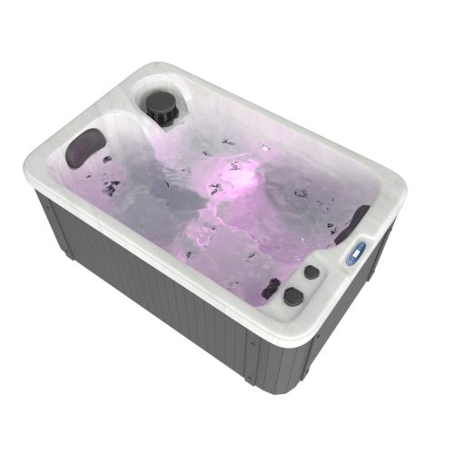 SPLIT kültéri masszázsmedence, gyöngyházfehér