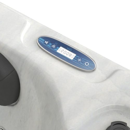 SPLIT kültéri masszázsmedence, gyöngyházfehér