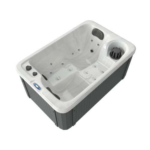 SPLIT kültéri masszázsmedence, gyöngyházfehér