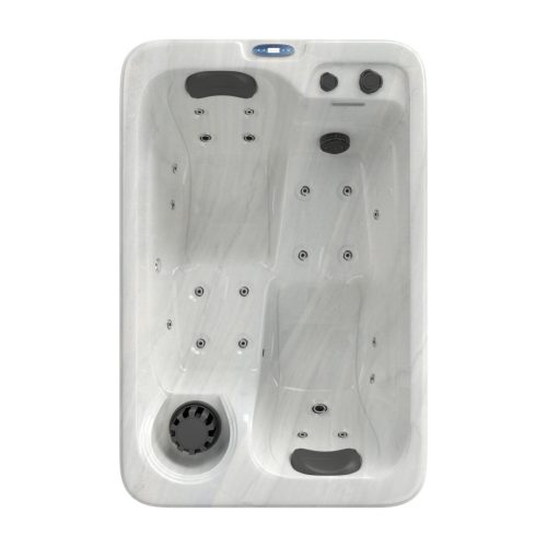 SPLIT kültéri masszázsmedence, gyöngyházfehér