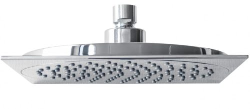 Esőztető fejzuhany, szögletes, króm