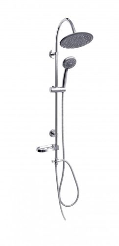 Sínes zuhanyszett esőztető fejzuhannyal