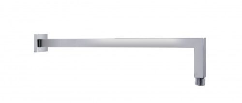 Fali zuhanykar, szögletes, króm