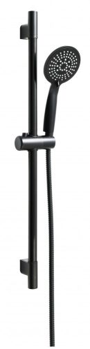 Sínes zuhanyszett, fekete