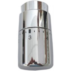 Termosztátfej fűtőtesthez, króm