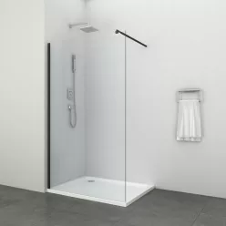 FREEDOM II. BLACK zuhanyfal 100 cm