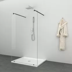 FREEDOM I. BLACK WALK-IN zuhanyfal 100 cm