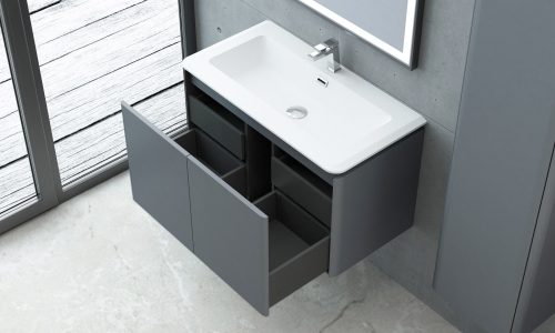 GAMA 90 függesztett bútorszett, antracit