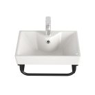 DELTA 41 kerámiamosdó fali konzollal, tükörrel és piperepolccal