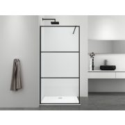 SMART zuhanyfal, 115 cm, fekete