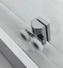 DALLAS hidromasszázs zuhanykabin, króm, termosztátos keverőcsappal
