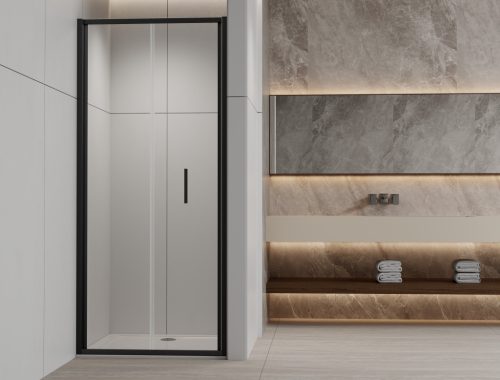 SANOSLIM csuklóajtó, 80 cm, fekete