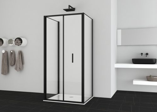 SANOSLIM csuklóajtó, 80 cm, fekete