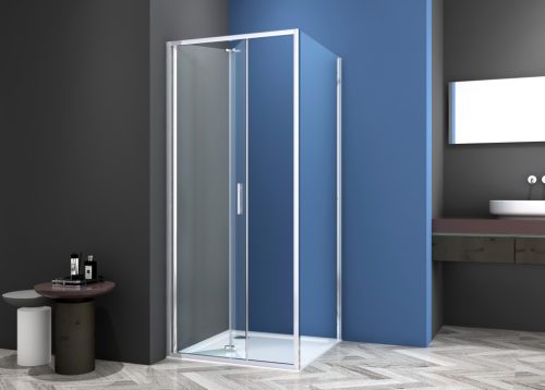 SANOSLIM csuklóajtó, 80 cm, króm