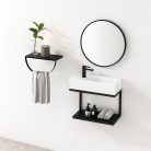 DELTA 38 kerámiamosdó fali konzollal