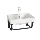 DELTA 41 kerámiamosdó fali konzollal, tükörrel és piperepolccal