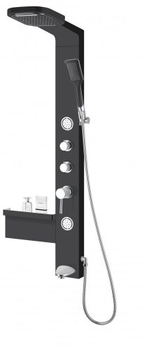 IBIZA zuhanypanel, fekete