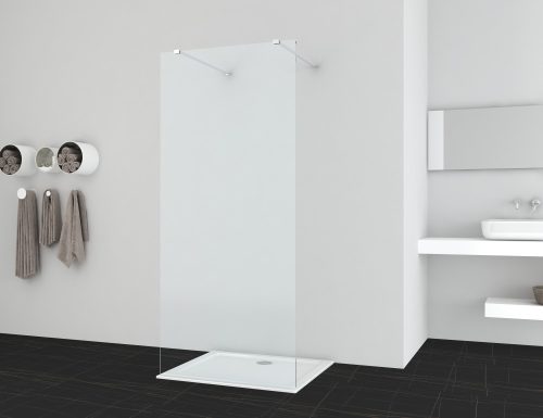 WALK-IN üvegfal, 130 cm, víztiszta