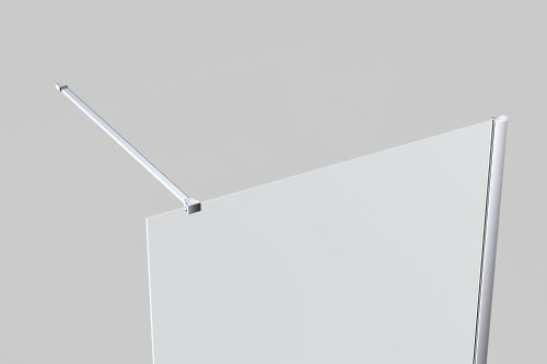 WALK-IN üvegfal, 130 cm, víztiszta