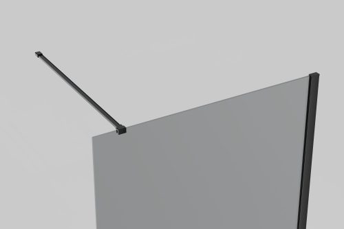 WALK-IN üvegfal, 140 cm, füstszínű