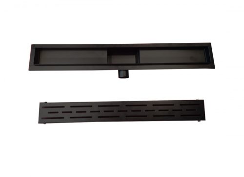 Zuhanyfolyóka, fekete, 60 cm