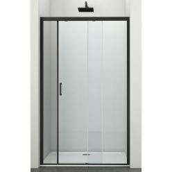   ELITE BLACK tolóajtó épített zuhanyfülkéhez 120 cm, fekete