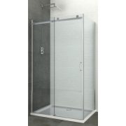   ELITE II aszimmetrikus szögletes sarok zuhanykabin tolóajtóval