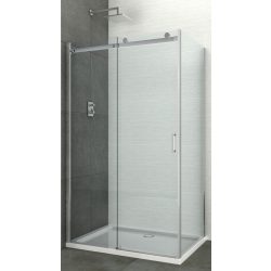   ELITE aszimmetrikus szögletes sarok zuhanykabin tolóajtóval