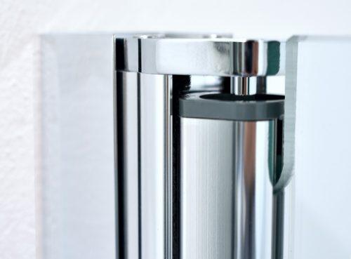 BRAVA II szögletes sarok zuhanykabin lengőajtóval, 100x80 cm