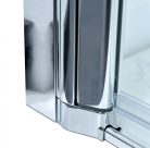 BRAVA II szögletes sarok zuhanykabin lengőajtóval, 100x80 cm