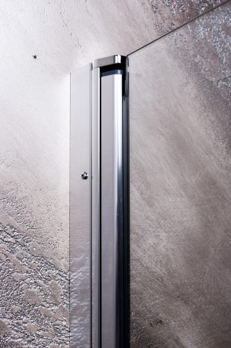 DUET I szögletes sarok zuhanykabin két csuklóajtóval, 80x100 cm