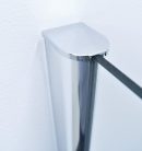 DUET II szögletes sarok zuhanykabin csuklóajtóval, jobbos kivitel, 120x90 cm