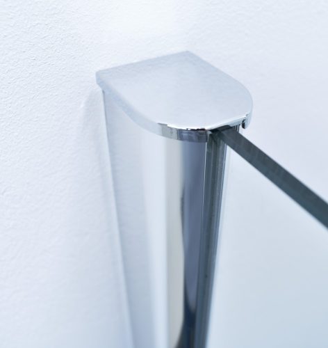 DUET II szögletes sarok zuhanykabin csuklóajtóval, jobbos kivitel, 120x90 cm