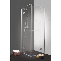   SYMPHONY I szögletes sarok zuhanykabin két osztott nyílóajtóval, 80 cm