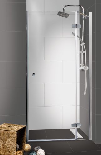 SYMPHONY I szögletes sarok zuhanykabin két osztott nyílóajtóval, 100x80 cm