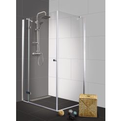   SYMPHONY II szögletes sarok zuhanykabin osztott nyílóajtóval, balos kivitel, 80 cm