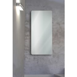   E-MIRROR elektromos fürdőszobai fűtőtest termosztáttal, fehér, 1500 W