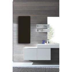E-MIRROR fürdőszobai fűtőtest, antracit, 100×50 cm