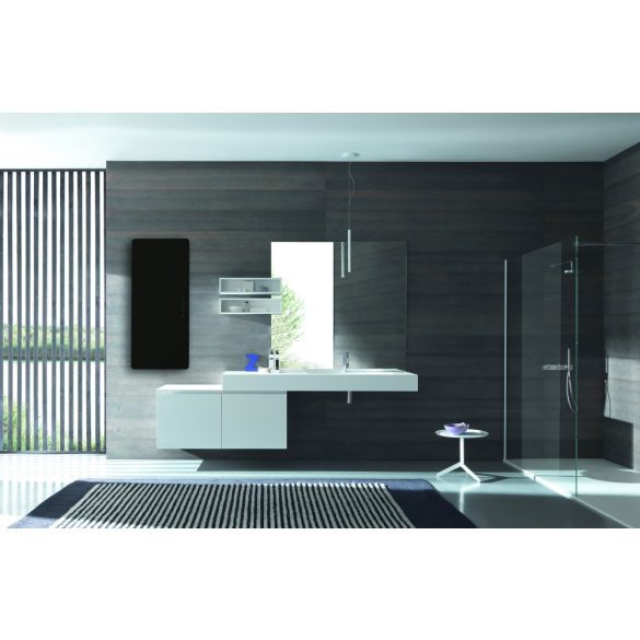 E-MIRROR fürdőszobai fűtőtest, antracit, 152×60 cm