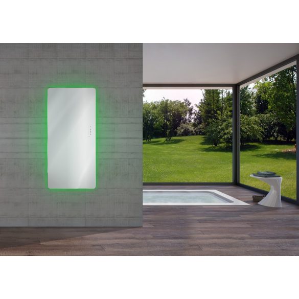 E-MIRROR tükrös fürdőszobai fűtőtest, 152×60 cm